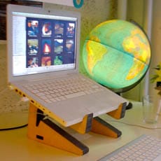 Puzzle Bamboo Laptop Stand