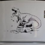 Artist Uses Refrigerator As A Canvas