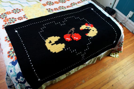 Classic Arcade Game Themed Blankets