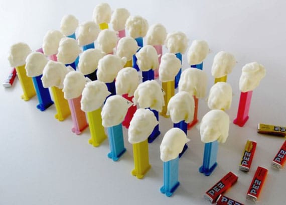 Pez Dispensers With Your Head On Top