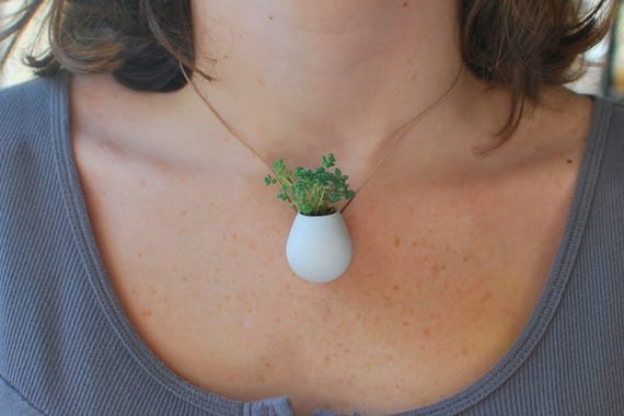 A Wearable Potted Plant