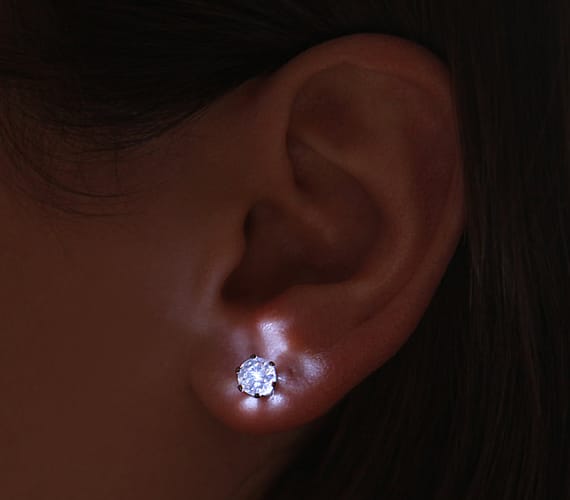 Are My LED Crystal Earrings Too Flashy?