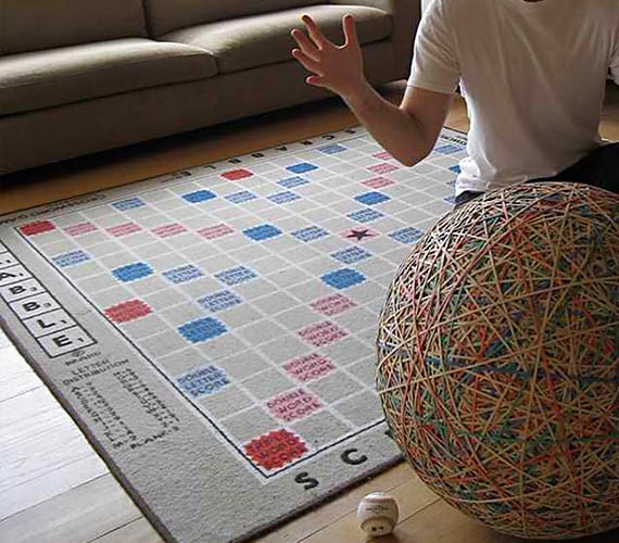 The Scrabble Rug Earns +4 For Style