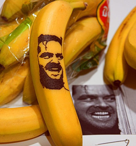 Banana Art Featuring Pop Culture Icons