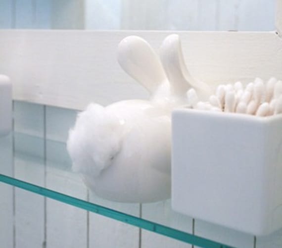 Daw!: Bunny Tail Cotton Ball Dispenser