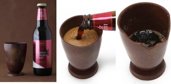 Drink Chocolate Beer Out Of A Chocolate Glass