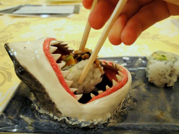 When Sharks Attack Sushi