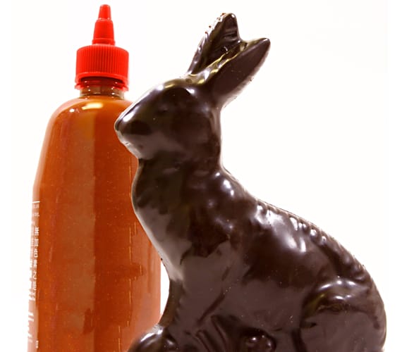 Dark Chocolate Sriracha Bunny
