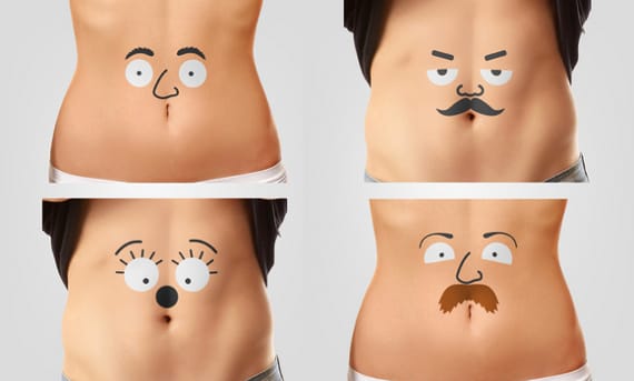 Temporary Tats Make Your Belly Talk