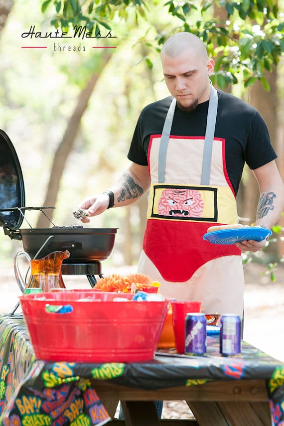 Grillin' Villains: Aprons Inspired By Bad Guys