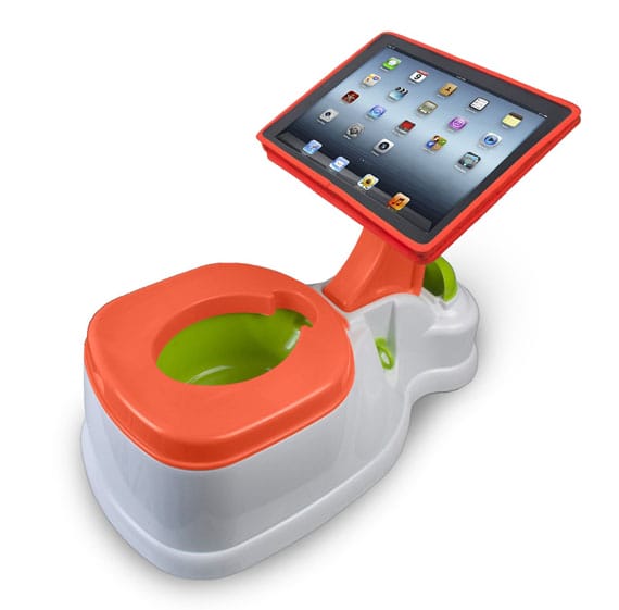iPad Dock For A Toddler's Potty