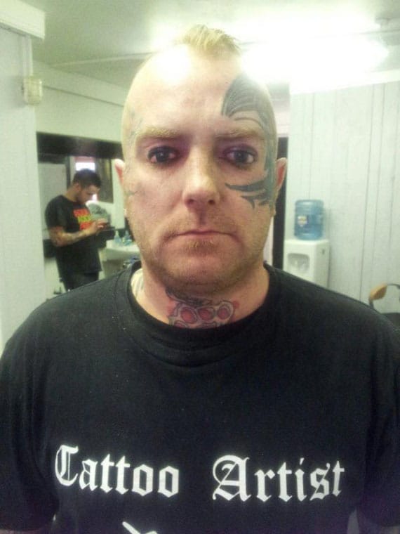 Man's Got Eyes Tattooed On His Eyelids