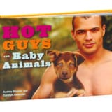 Hot Guys And Baby Animals Book
