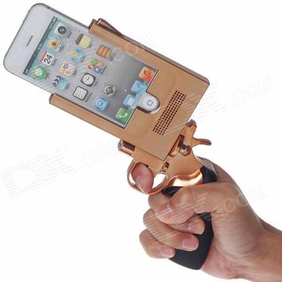 The Pistol-Shaped Novelty iPhone Case