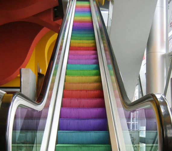 Where Does the Rainbow Escalator Lead?