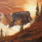 Thrift Store Monster Paintings