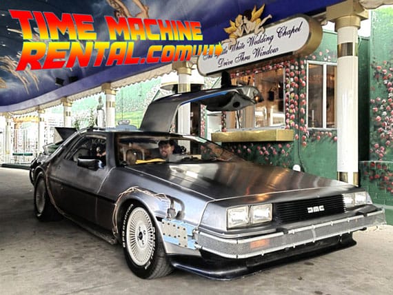 Rent A Back To The Future DeLorean