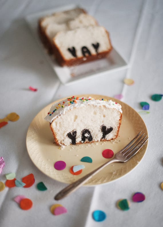 Say It With A Typography Cake