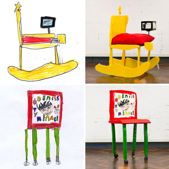 Kids' Drawings Made Into Real Furniture
