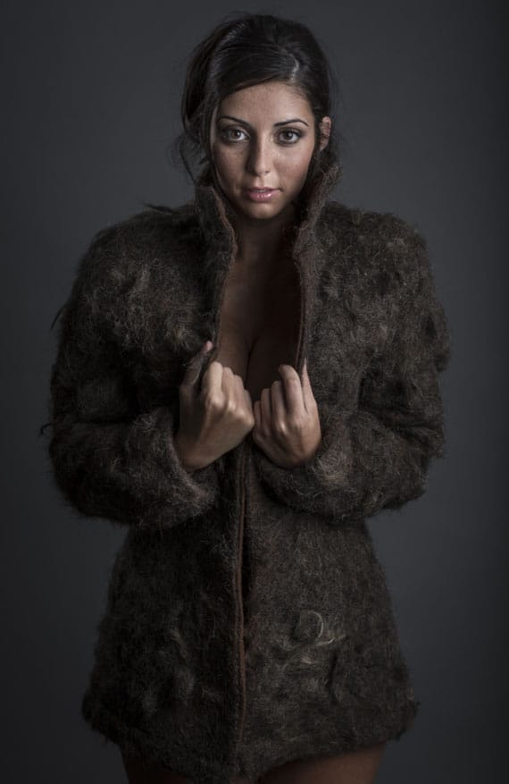 Fur Coat Made Out Of Men's Chest Hair