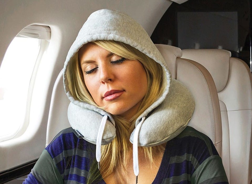 The Travel Hoodie Pillow Is A Hoodie And Travel Pillow Combo