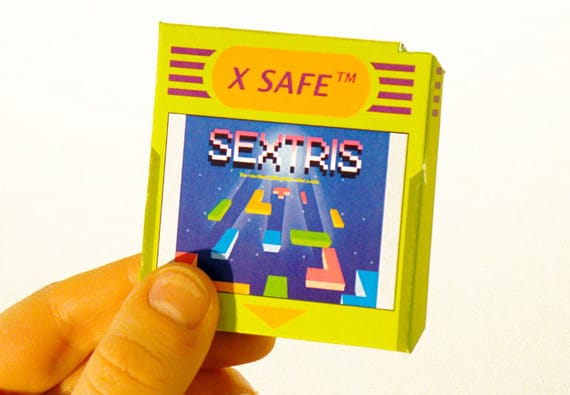 Retro Video Game Themed Condoms