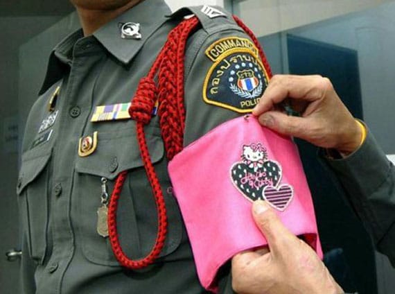 Hello Kitty Punishment For Thai Police