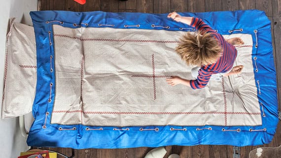 Turn Your Bed Into A Trampoline