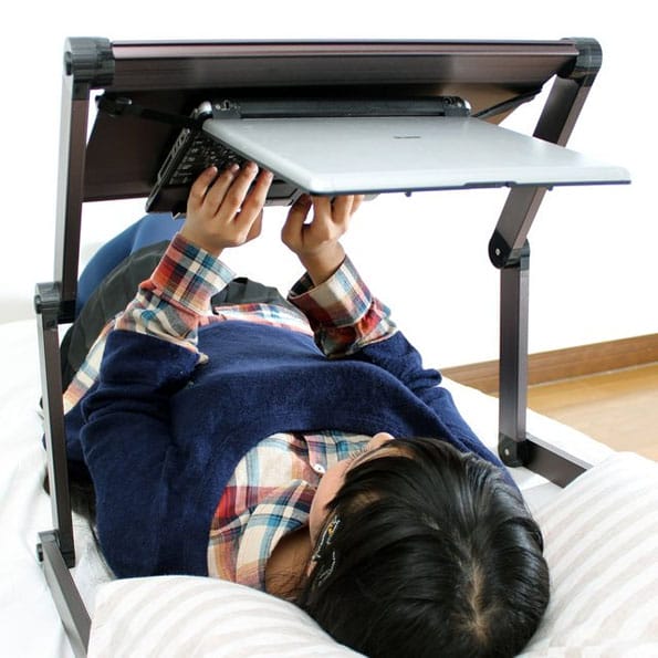 Upside Down Laptop Stand