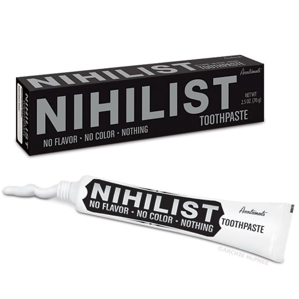Nihilist Toothpaste Feels Like Brushing Your Teeth With Nothing