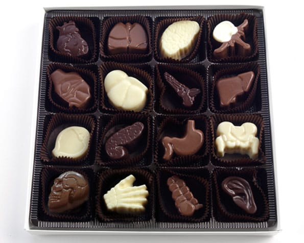 Chocolates Shaped Like Organs