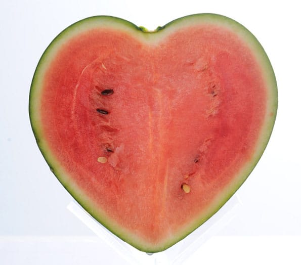 Heart-Shaped Watermelons