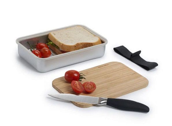 Lunchbox With Cutting Board Lid
