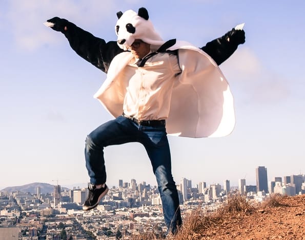 Panda Coat: It's Not a Costume, But a Lifestyle