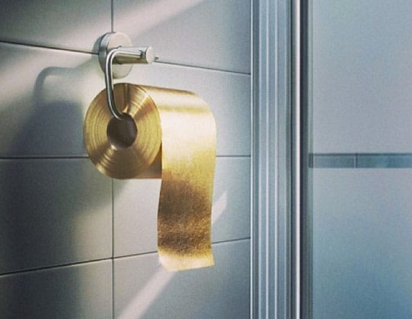 $1 Million Gold Toilet Paper
