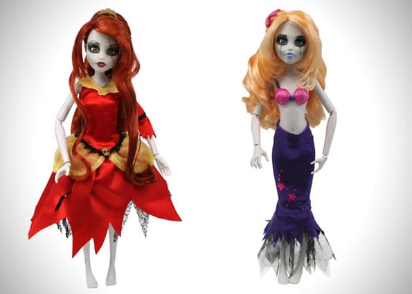 Zombie Disney Princess Dolls