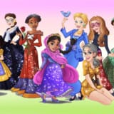 Female Role Models Done Up Like Disney Princesses