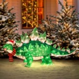 Dinosaur Christmas Lawn Decoration