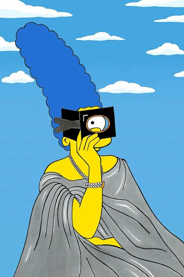 marge-simpson-famous-icons-8