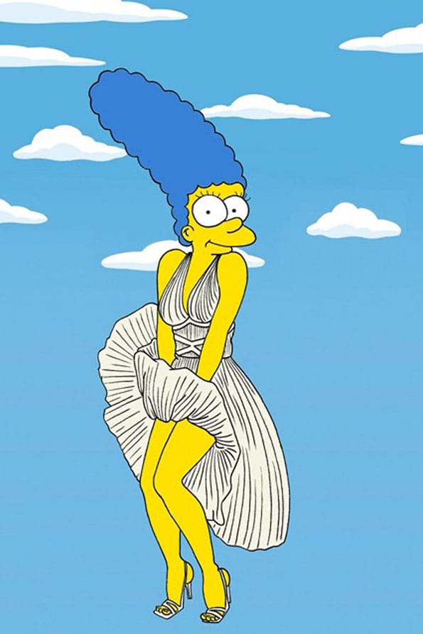 Marge Simpson As Famous Icons