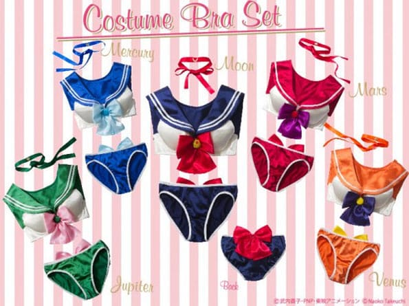 Sailor Moon Bra & Panty Sets