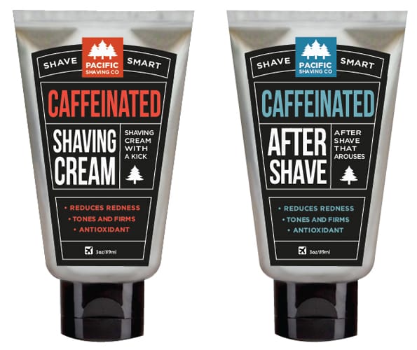 Caffeinated Shaving Cream Saves Time & Calories