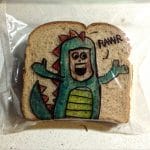 Dad Makes Awesome Sandwich Bag Art