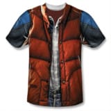 Marty McFly's Outfit Printed On A T-Shirt
