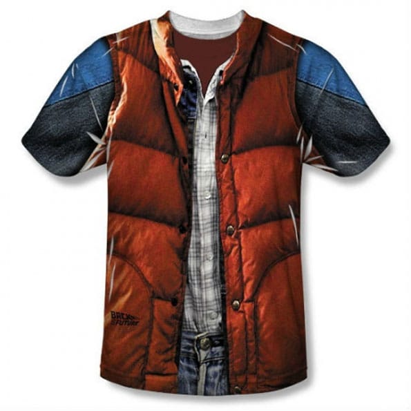 Marty McFly's Outfit On A T-Shirt