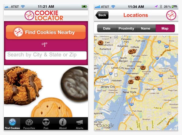 Girl Scout Cookie Locator