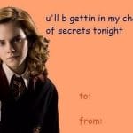 Corny Harry Potter Valentines