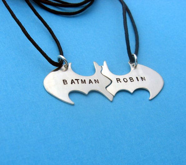 Batman & Robin BFF Necklaces