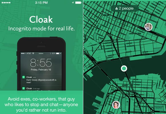 Hide From All The People With Cloak App