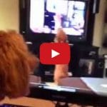 Dog Barking At A Video Of Herself Barking At A Video Of Herself...